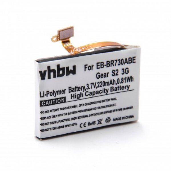 24631_0QWuBQFosdlp9F Akku ersetzt Samsung EB-BR730ABE passend für Samsung Gear S2 3G-Version 220mAh