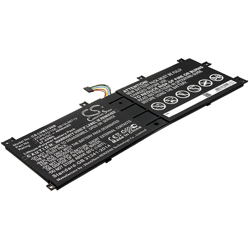 25364_0DFHCe4mfL78Kw Akku ersetzt Lenovo 5B10L68713 passend für IdeaPad Miix 510, Miix 510, Miix 520