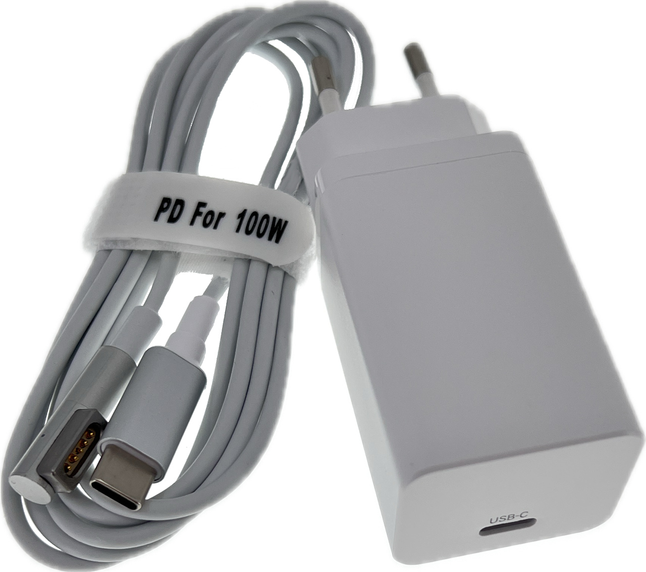 27051_0ilDnE2NLC2hU3 USB-C AC Adapter 65W mit Magsafe 1 Adapterkabel für Apple MacBook / Pro