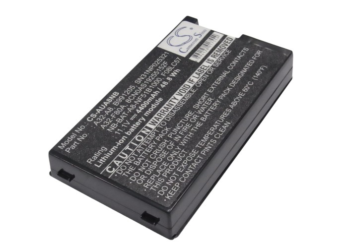 26982_0GjuIbitplsp8N Akku ersetzt A32-A8, B991205 passend für Asus A8, A8000, F50, N80, X58L, Z99Sc