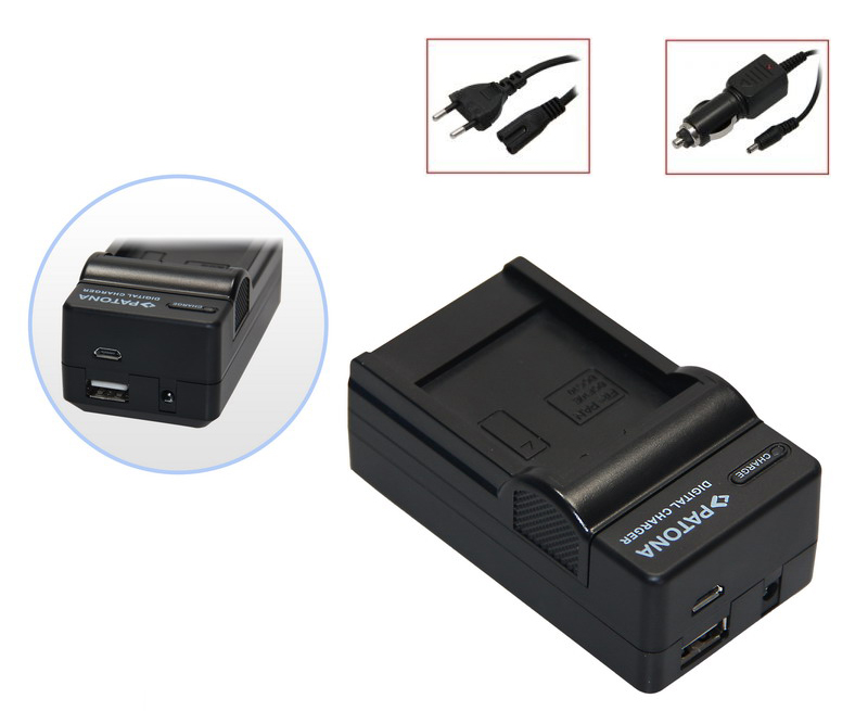 17817_0foTJ3zwsJM4BV 4in1 Ladegerät für Panasonic DMW-BLC12