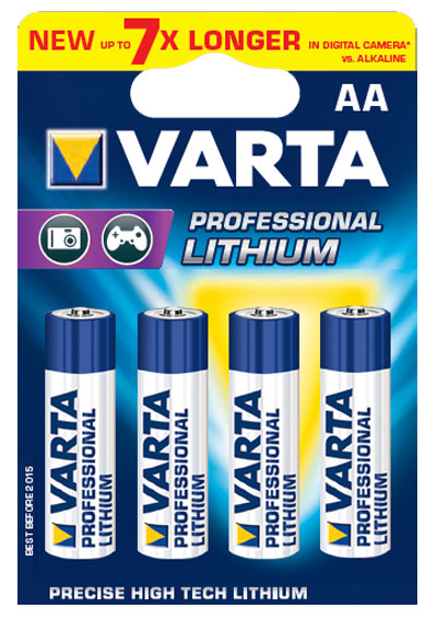 14635_0ZLFRuZ2IARMEt Varta 6106 Professional Lithium AA, LR6, 4er Pack