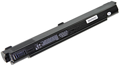 7266_0 Akku ersetzt MSI, S91-0200050-W38, NB-BT002, NB-BT003 4400mAh Schwarz