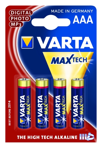 5384_0cZaPYxwaxcwjC Varta 4703 Longlife Max Power, AAA, LR03, Batterien 4er Pack