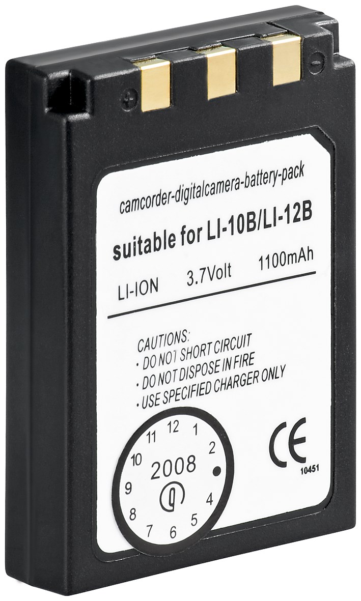 2826_0 Akku ersetzt Sanyo DB-L10 passend für Xacti VPC-MZ3, VPC-J1, VPC-J2