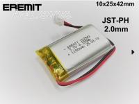 24953_0x3VN5lm6SkIYW Akku 102542 3.7V 1150mAh Li-Polymer Power Pole Stecker