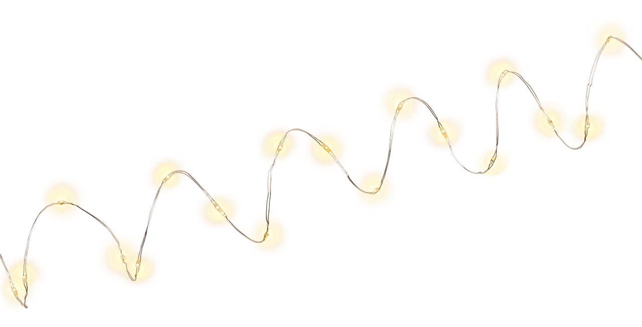 27231_0jLQNXE18ZwH3R 2x 20er LED-Silberdraht-Lichterkette, inkl. Timer