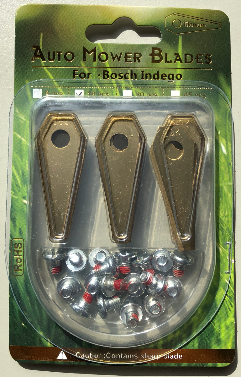 22322_0YMtT5IujLY3cq Titan Ersatzmesser 18 Stück für Bosch Indego Rasenroboter
