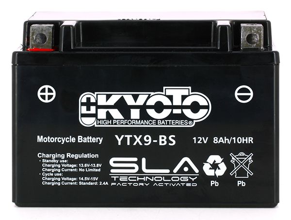 22689_0 Kyoto SLA YTX9-BS, YTX9-4, GTX9-BS, 50812LF 12V 8Ah