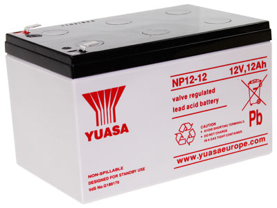 18379_0N2t5m4Yyl51k5 Yuasa NP12-12 Bleiakku, 12V 12Ah Faston 6,3mm
