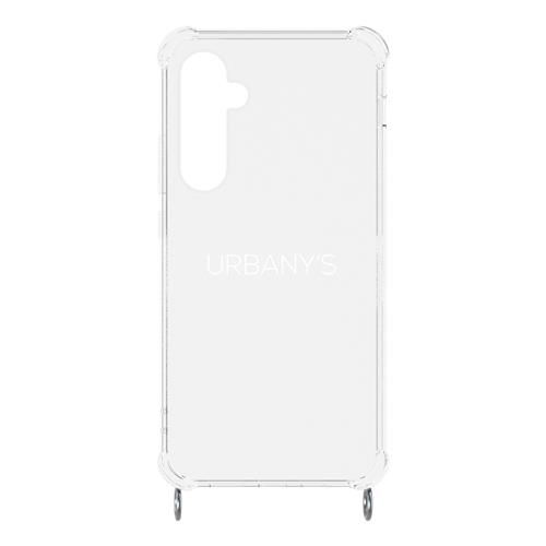 27325_0 Samsung Galaxy S23 FE 5G Case, Silikon transparent mit silber Ringen