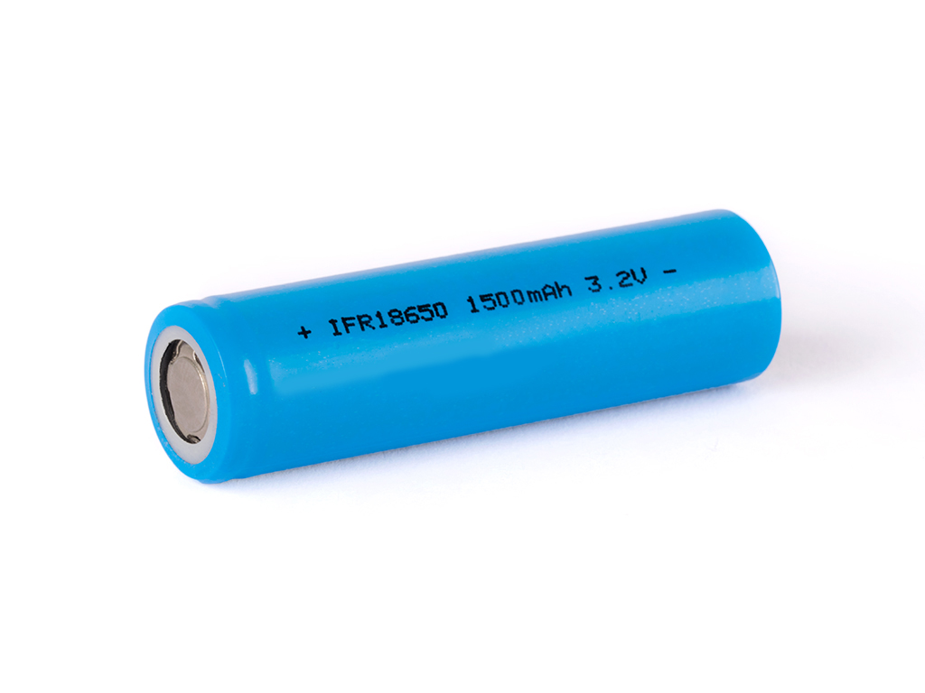 IFR 18650 3.2V 1400mAh LiFePo4 Akku (Pluspol flach)