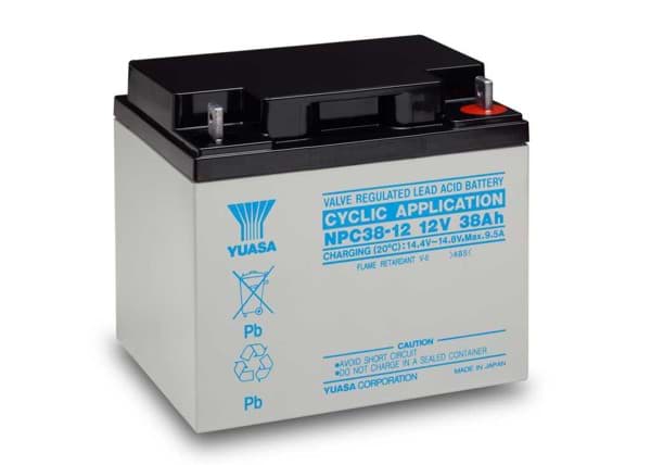 27217_0CrEaYvd2dxz1c Yuasa NPC38-12l 12V 38Ah Zyklenfester Blei-Akku