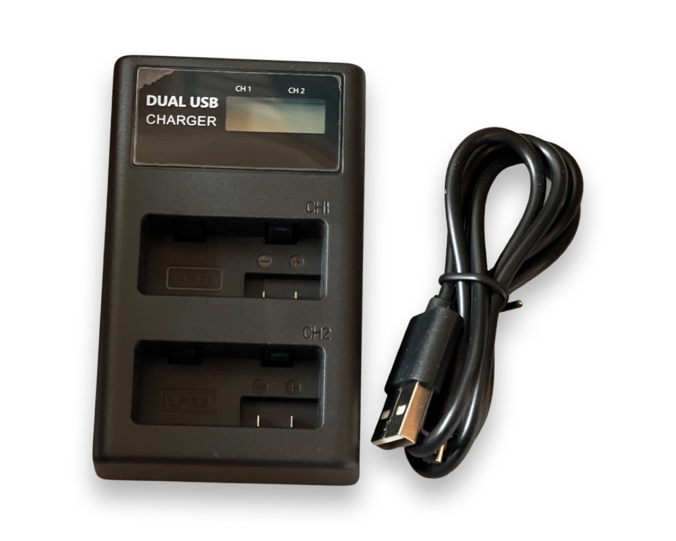 19431_0UFbQKsI2x69z6 Dual USB Ladegerät für Canon LP-E8 Akkus