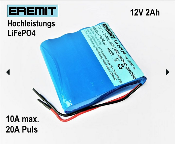 25059_0NJFUN60ZhIuie 12V 2Ah 1x4 flacher LiFePO4 Akku mit BMS Walkera Stecker