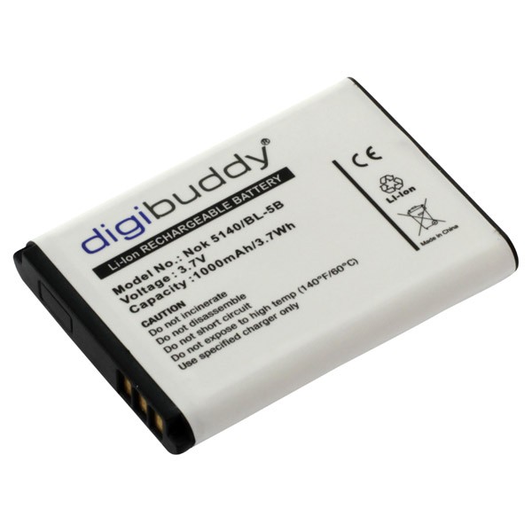 17079_0 Akku ersetzt Nokia BL-5B, BL5B 1000mAh Li-Ion