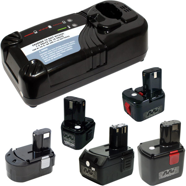 8805_0sFx07HoaFqCwO Ladegerät passend für Werkzeug-Akkus von Hitachi 7,2V - 18V