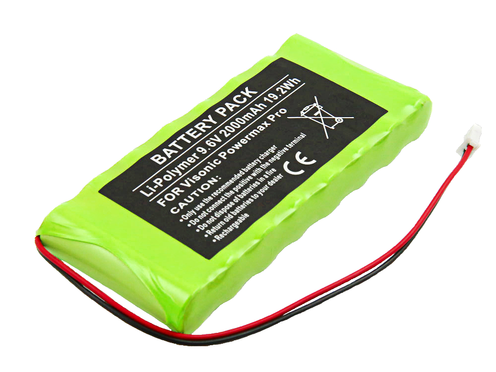 Akku ersetzt Visonic 0-9912-G, 100729 passend für Amber Select, Powermax Pro