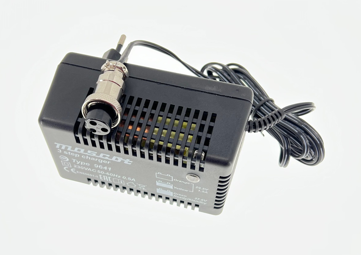 19696_0RUnvCvBvgxlSV Ladegerät für E-Scooter 1250025, 1250047, 24V 3-Polig