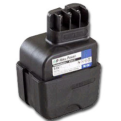 6kSZ3SsRsw9JCY Akku ersetzt Metabo 6.31721, 6.30072 9.6V 2Ah Flachkontakt