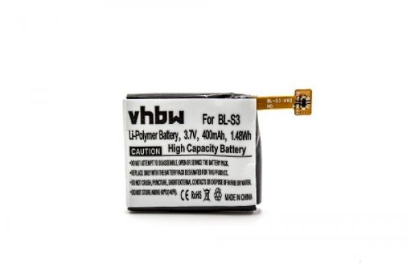 24593_0KvNzZJSjpPWDA Akku ersetzt LG BL-S3 passend für LG G Watch R W110, LG Watch W150 Urbane Watch