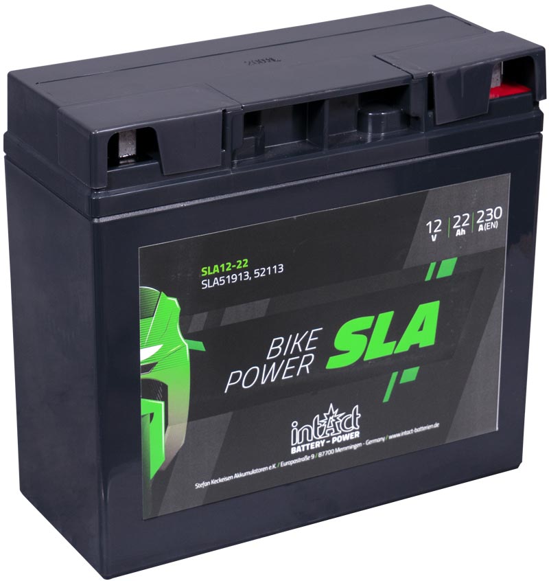 21966_07gnNHMqTn8dLa Intact SLA12-22 Motorradbatterie 12V 20Ah ersetzt 52015, GEL51913