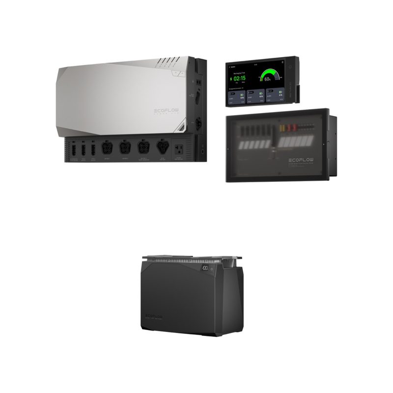 26877_0 EcoFlow Independence Kit mit Power Hub, Distribution Panel, Monitor, Set 2 kWh