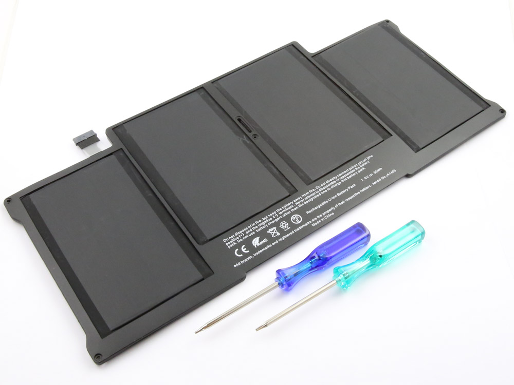 21560_0Y2ktLgla33njG Akku ersetzt Apple A1377, A1405, 661-6055 passend für MacBook Air 13" A1369 55Wh