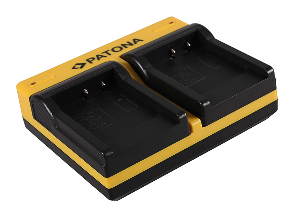 Patona Dual USB-Ladegerät für Fujifilm NP-50, Pentax D-Li68, D-Li122 Akkus