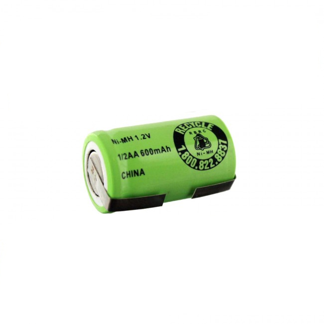 20440_0skjQQsOxfBMUK 1/2 AA 1.2V 600mAh Ni-MH Akku mit U Lötfahne