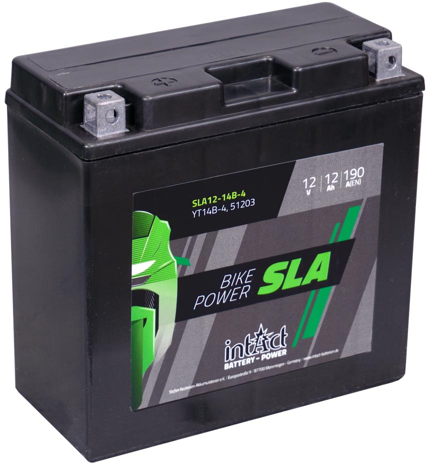 24081_0xEX3M8wnvvP0z Intact SLA12-14B-4 Motorradbatterie 12V 12Ah ersetzt YT14B-4, YT14B-BS, GT14B-4