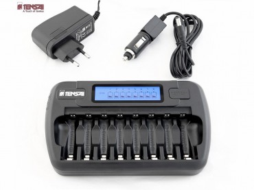 Everactive NC-800 Ladegerät für 1-8 AA/AAA Ni-MH / Ni-Cd Akkus