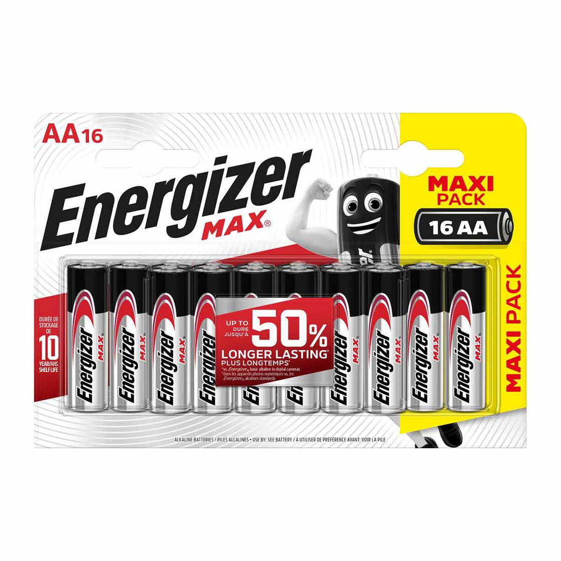 25875_0tBwpZW8lCDcfw Energizer MAX AA, LR6 Alkalibatterien 16er Pack