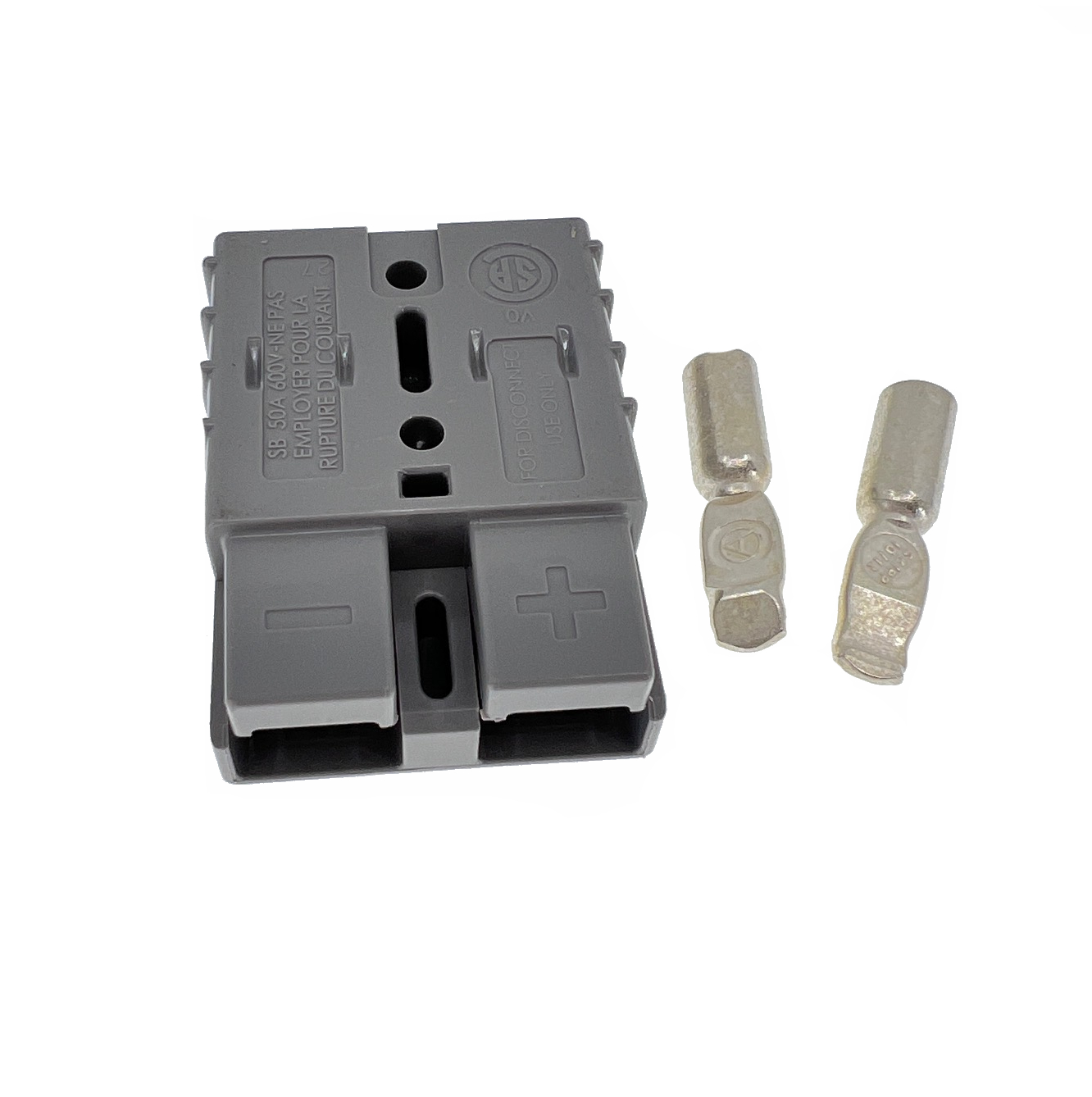 18596_0xGmbvhzhZkAq7 Anderson SB50 Stecker, Grau inkl. Kontakte