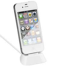 13927_0dzfaEJdn4VZRT Desktopstand Weiss für iPhone / iPod