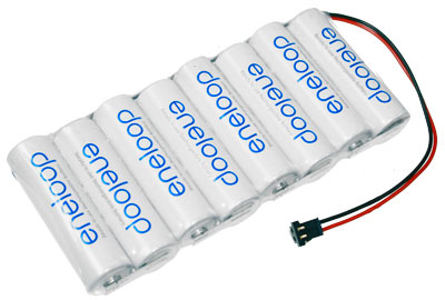 11909_0qlK2GHQrHRHeP Sanyo ENELOOP 8er Reihen Akku, 9,6V 2Ah mit Lötfahne