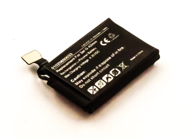 22635_0b9BcINcGiYJsN Akku ersetzt Apple A1850 passend für Apple Watch 3 42mm 350mAh