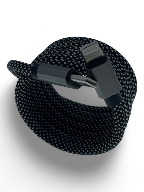 18270_0l15crA4g2JQax Magnetisches Kabel USB-C auf Lightning 1m max. 27W grau