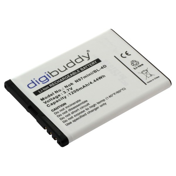 10362_0byrmqHDHIeh6d Akku ersetzt Nokia BL-4D, BL4D 1200mAh Li-Ion