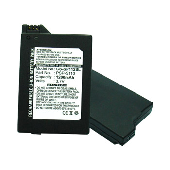 8416_0zi0PyPLxmpULN Akku passend für Sony PSP Slim & Lite, 2. Generation 1200mAh