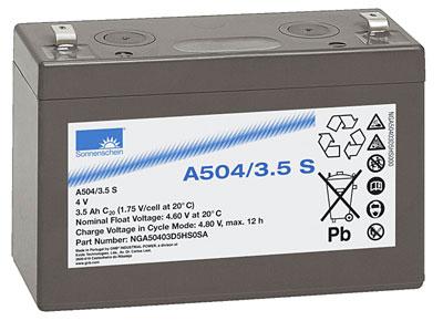 17394_0 Sonnenschein Exide Dryfit A504/3.5S, (pbq 3.5-4) 4V 3.5Ah