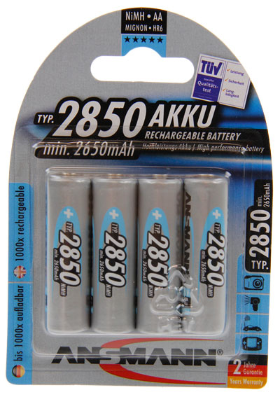 11408_0 Ansmann AA, Mignon, Akkus Digital mit 2850mAh Leistung