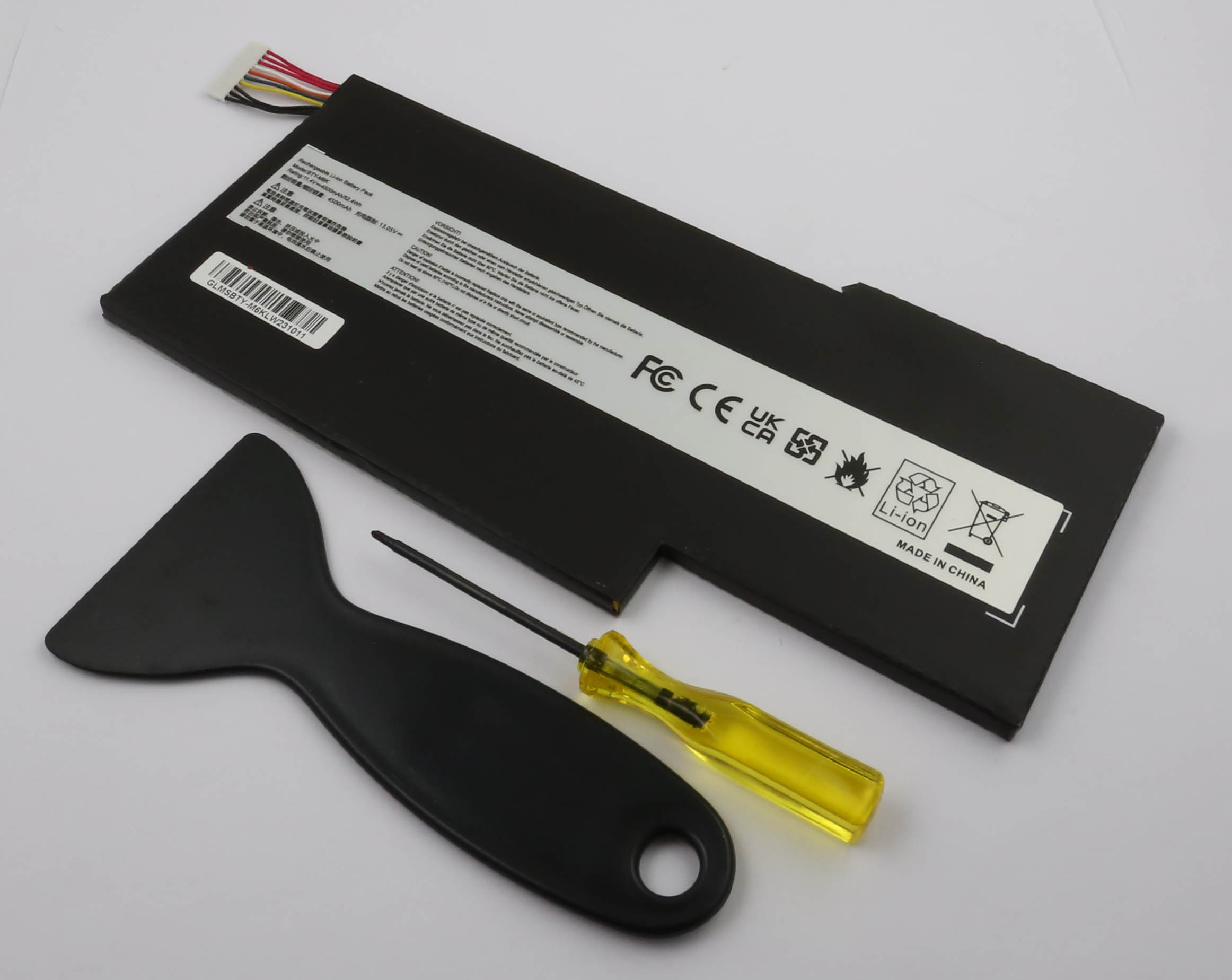 27444_0rdFnKbPC7WiMh Akku ersetzt BTY-MK6 passend für MSI 0017F1-002, GF63 8RC-004CN, GF75 Thin 3RD