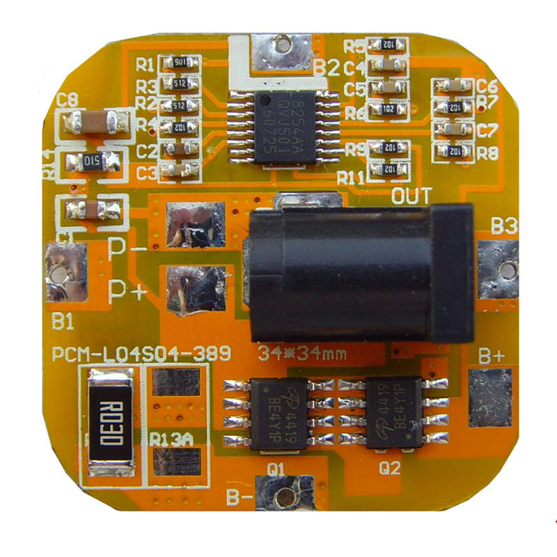 BMS 4S 14.4V Li-ion / Li-Polymer 34 x 34x 10mm