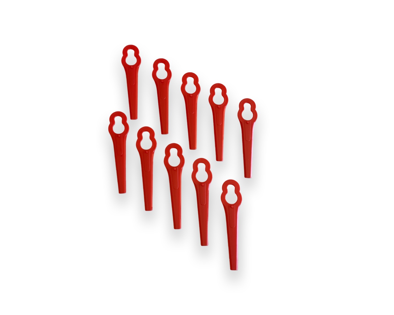 26977_0BH7JJNB4Mgjbb 10x Kunststoffmesser passend für Einhell Rasentrimmer