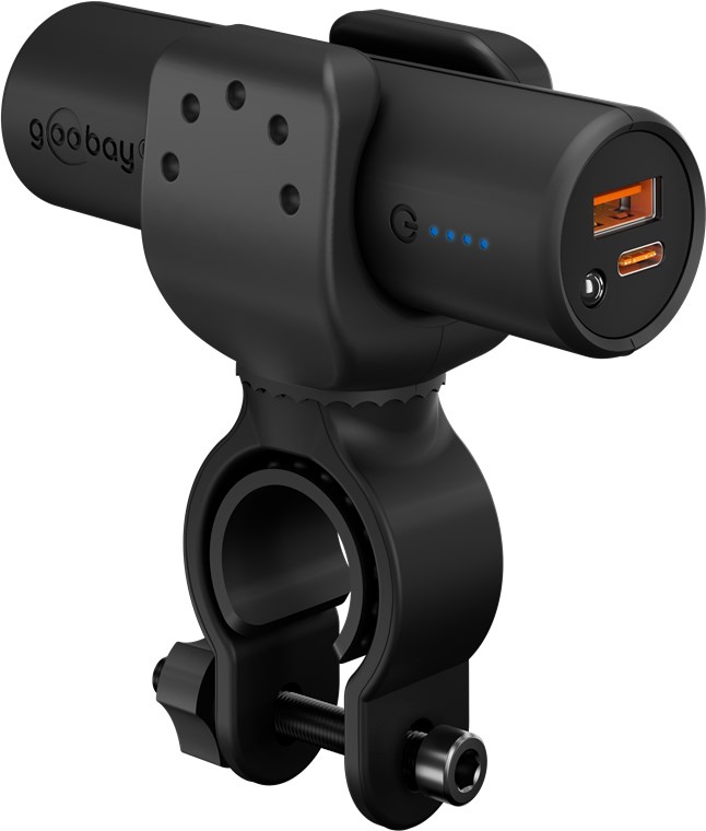 26070_0iAy9jmdjl6JJ7 Bike-Powerbank 5.0 USB-C, USB QC3.0, 5000mAh mit Halterung