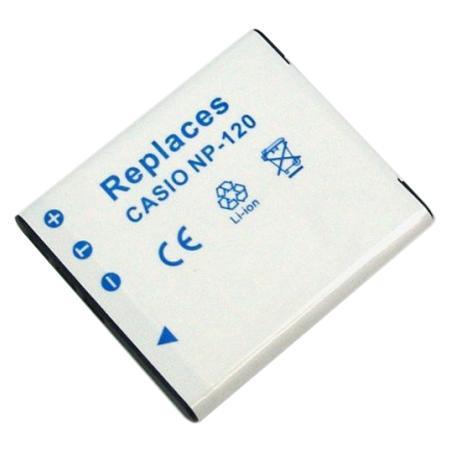12409_0 Akku ersetzt Casio NP-120 600mAh