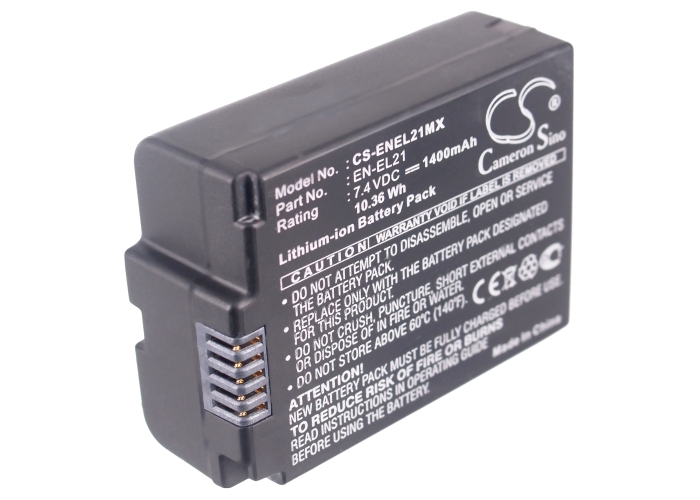 15884_0VK13NZ3QOIiP8 Akku ersetzt Nikon EN-EL21, ENEL21, VFB11301 1200mAh
