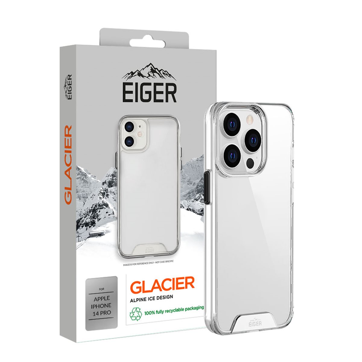 EIGER APPLE IPHONE 14 PRO HARD-COVER GLACIER CLEAR