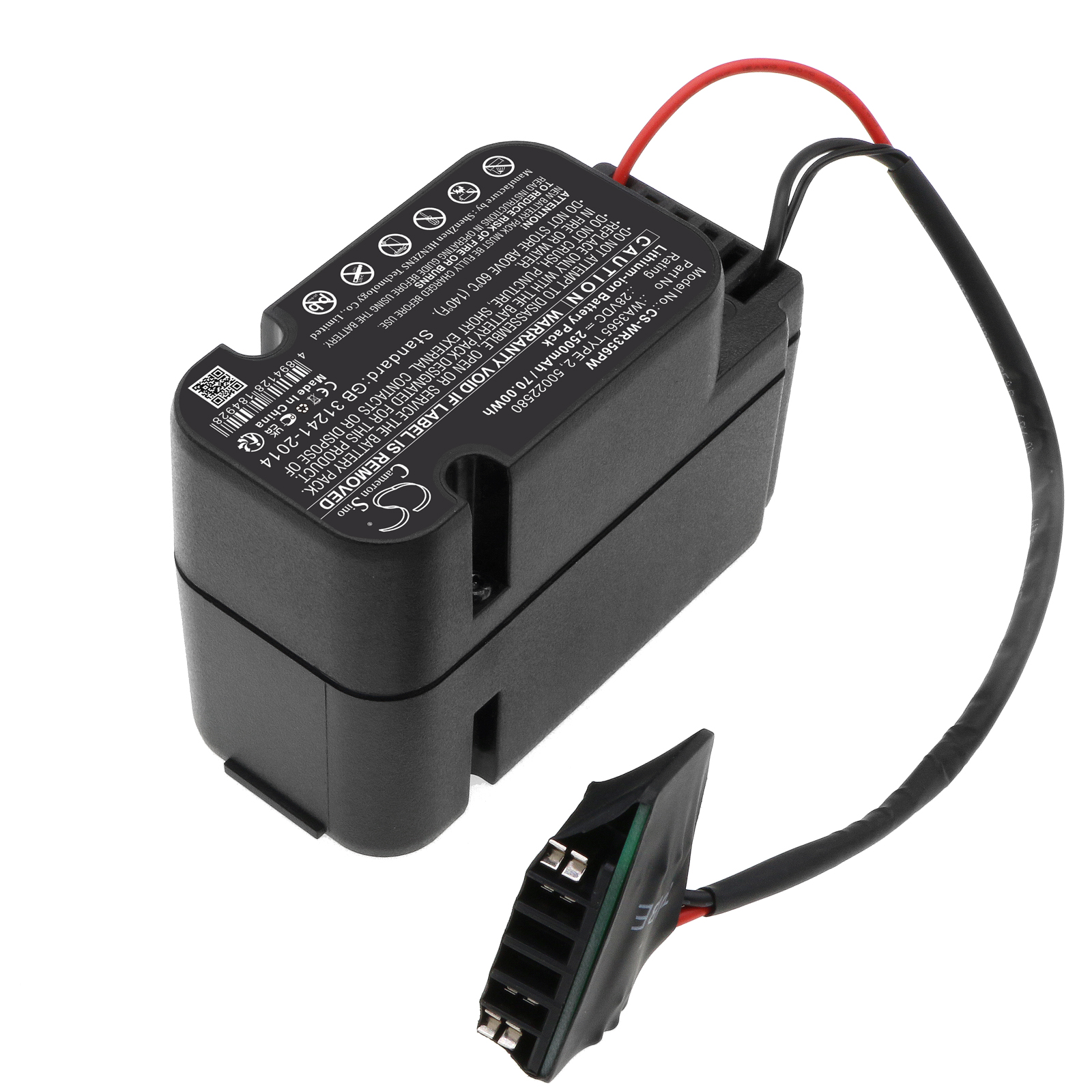 27542_0 Akku ersetzt Worx WA3565 TYPE 2, passend für Landroid WG795E 28V 2500mAh